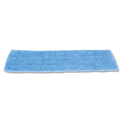 Rubbermaid Damp Mop 18 In Blue Microfiber Flat Launderable 1/Each
