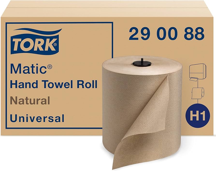 Tork Matic® Roll Paper Towel 7.7in 700 Ft White Standard Roll 6 Rolls/Case