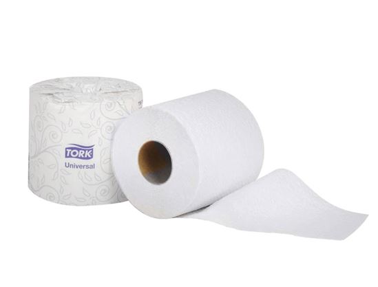 Tork Toilet Paper & Tissue Roll T24 3.96x3.75 In 156.25 Ft 2ply Embossed Standard Universal 500 Sheets/Roll 96 Rolls/Case
