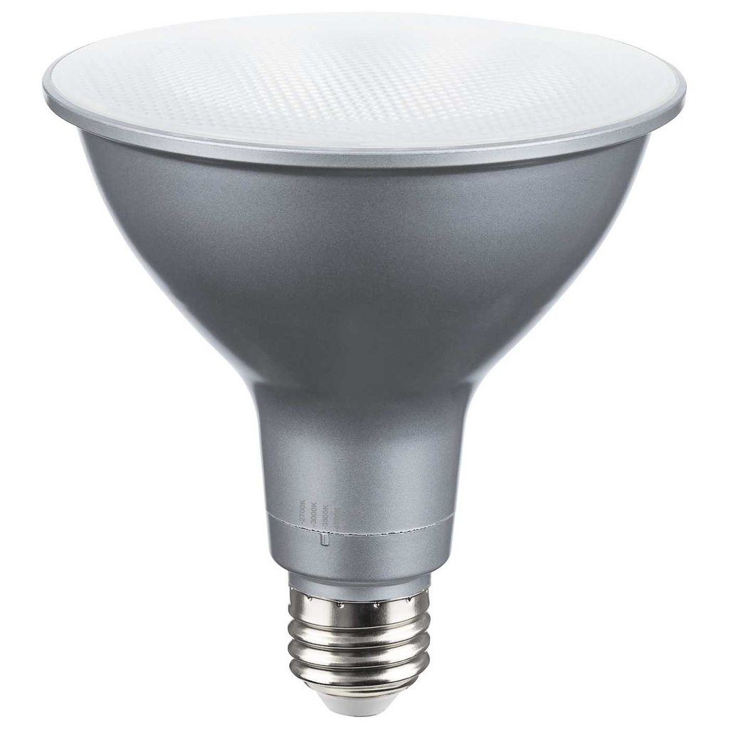 Satco 19 Watt PAR38 High Lumen LED; 27K/30K/35K/40K/50K CCT Selectable; Medium Base; 120-277 Volt
