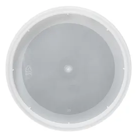 Victoria Bay Lid Flat 4.5 IN PP Clear Round Heavy Duty For 8-32 OZ Deli Container Recessed 480/Case