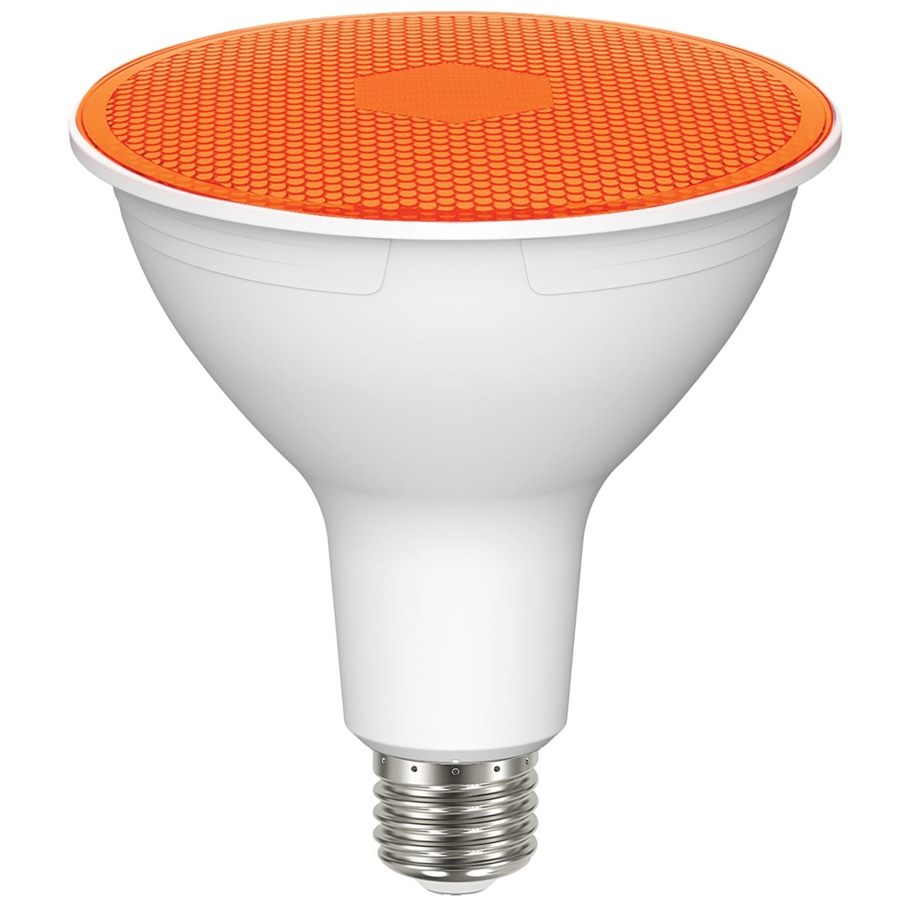 Satco 11.5 Watt PAR38 LED Amber 90 degree Beam Angle Medium base 120 Volt