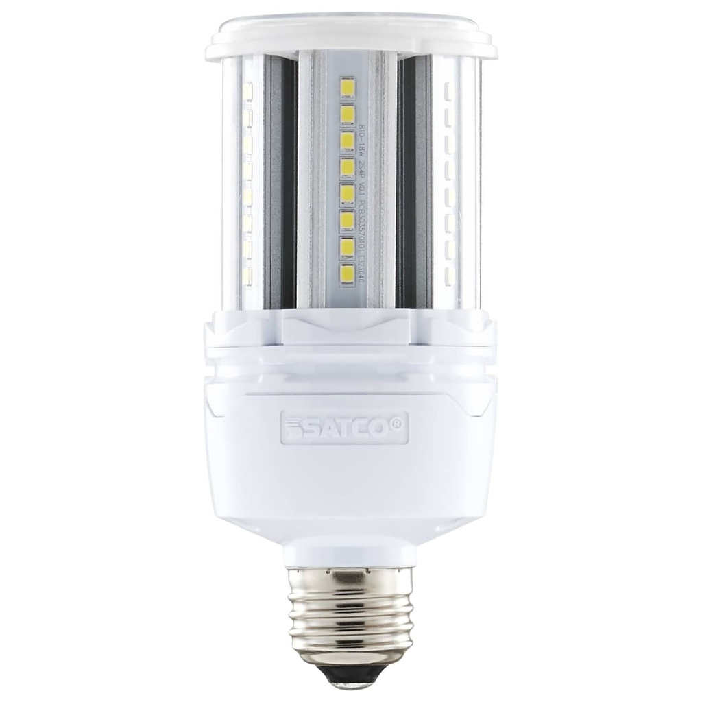 Satco 18 Watt LED HID Replacement 5000K, Type B, Ballast Bypass, Medium base, Economy Hi-Pro