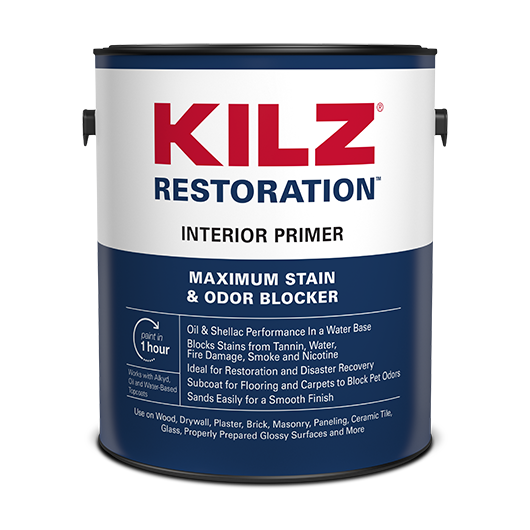 KILZ RESTORATION 1 Gal. White Interior Primer, Sealer, and Stain Blocker
