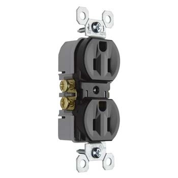 Legrand Trademaster® 15A/125V Duplex Receptacle, Brown