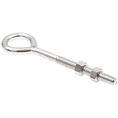 Generic Eye Bolts With Nuts, 6 In., Zc, Package Of 20