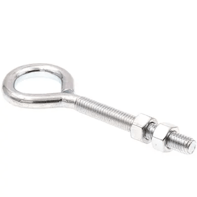Generic Eye Bolts With Nuts,zinc, Package Of 20