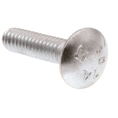 Prime-Line Carriage Bolts, -20 X 1 In., A307 Grade A Zc Stl,package Of 100