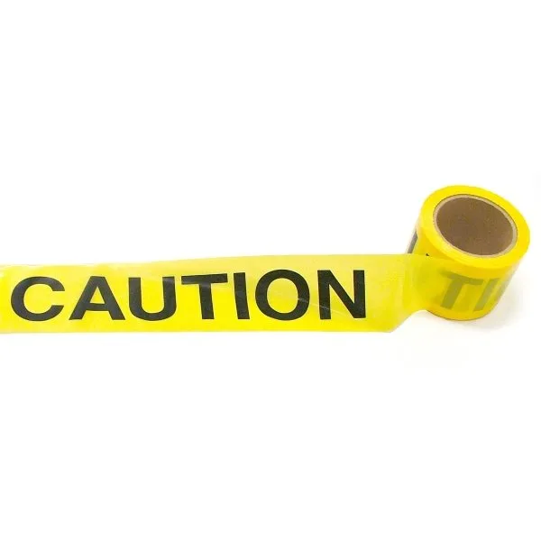 Hy-Ko 200' Yellow/Blue Caution Tape, Pack 3