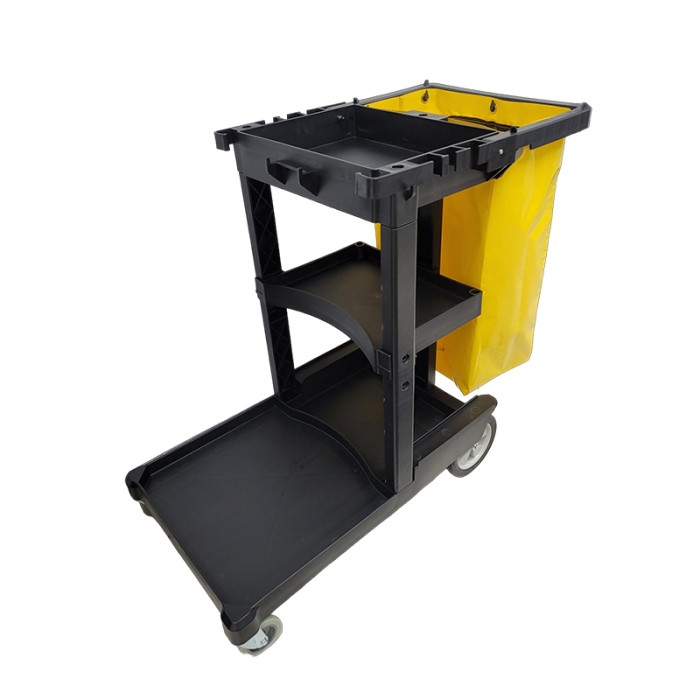 ABCO Janitor Cart 3 Shelves with Bag