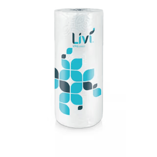 Livi VPG Household & Kitchen Roll Paper Towel 2PLY Kitchen Roll 30/Case