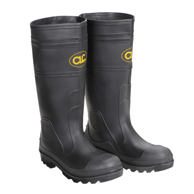 [827204] CLC Men's Size 9 Black PVC Rain Boot
