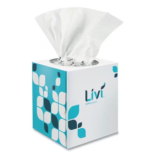 [11516FTCUBE] Livi Facial Tissue Cube 36/90 Ct per Case