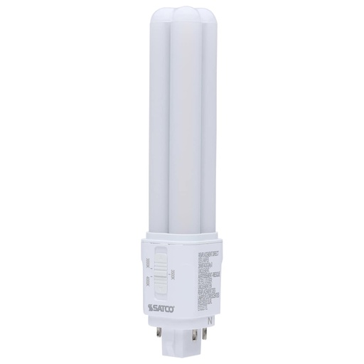 [S29854] SATCO 9.5 Watt LED PL; 30K/35K/40K CCT Selectable; G24q Base; Type A/B; 120-277 Volt