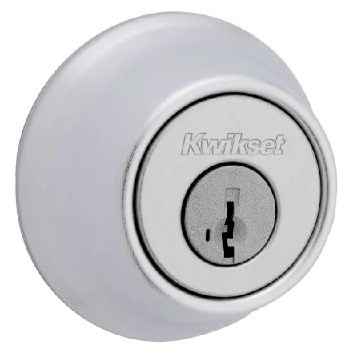[96600-870] Kwikset 660 Series Satin Chrome Single Cylinder Deadbolt With Smartkey Security