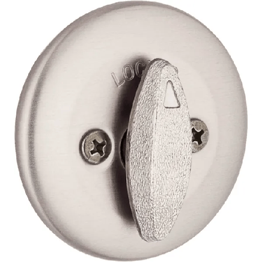 [96630-067] Kwikset 663 Series Satin Nickel Single-Sided Thumb Turn Deadbolt With Microban Technology