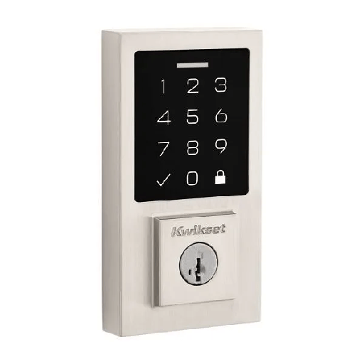 [992700-004] Kwikset 270 Smartcode Satin Nickel Electronic Deadbolt With Smartkey Security