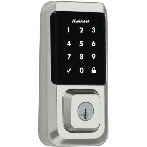 [99390-001] Kwikset Halo Satin Nickel Smart Touchscreen Electronic Deadbolt With Smartkey Security