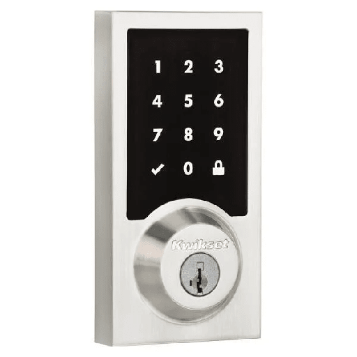 [99180-003] Kwikset 916 Smartcode Satin Nickel Electronic Deadbolt With Zigbee