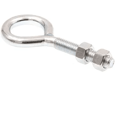 [9066820] Generic Eye Bolts With Nuts, 3/8 In-16 X 4 In, Zc Sl, Package Of 20