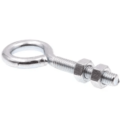 [9066592] Generic Eye Bolts With Nuts, 5/16 In-18 X 3-1/4 In, Zc Sl, Package Of 20
