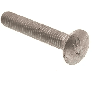 [9064447] Generic Carriage Bolts, A307 Hot Dip Galv Stl, Package Of 25