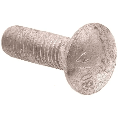 [9065053] Prime-Line Carriage Bolts, A307 Grade A Hot Dip Galvan Steel, Package Of 5
