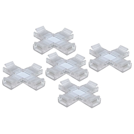 [64-175] Satco Starfish; 4-Way Tape Connector; 5 Pack