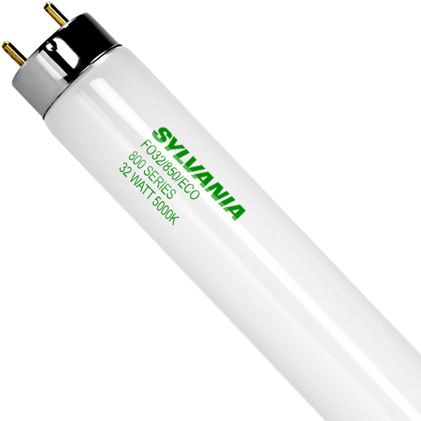 SYLVANIA T8 32 Watts 4 FT 5000K Fluorescent 90 CRI 22143 FO32/850/ECO