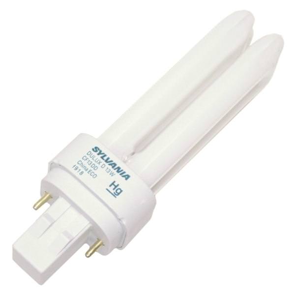SYLVANIA CFL 13 Watt T4 2-Pin (GX23-2) 3000K 21119 CF13DD/830/ECO