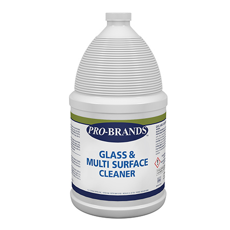 PRO-BRANDS Glass & Multi Surface Cleaner - Gal., 4/cs