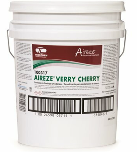 Aireze 5 Gal. Verry Cherry Liquid Dumpster and Garbage Deodorizer