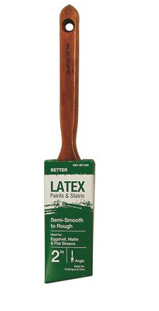 Better 2 in. Angled Sash Polyester Blend Paint Brush