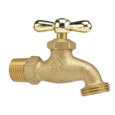 Everbilt 3/4 in. MIP and 3/4 in. SWT x 3/4 in. MHT Brass Heavy Duty Hose Bibb Valve