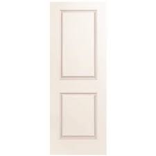 Masonite 34 in. x 80 in. Smooth 2-Panel Square Primed White Hollow Core Composite IInterior Door