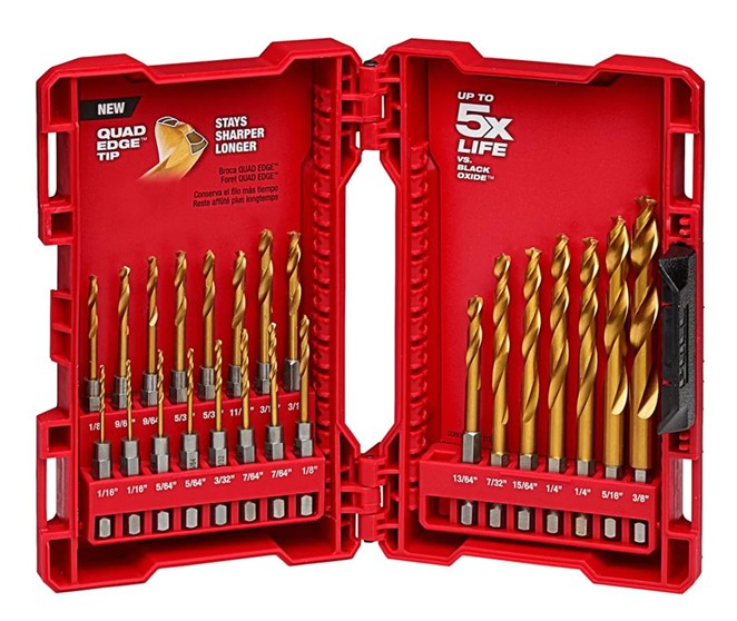 Milwaukee SHOCKWAVE IMPACT DUTY Titanium Drill Bit Set (23-Piece)