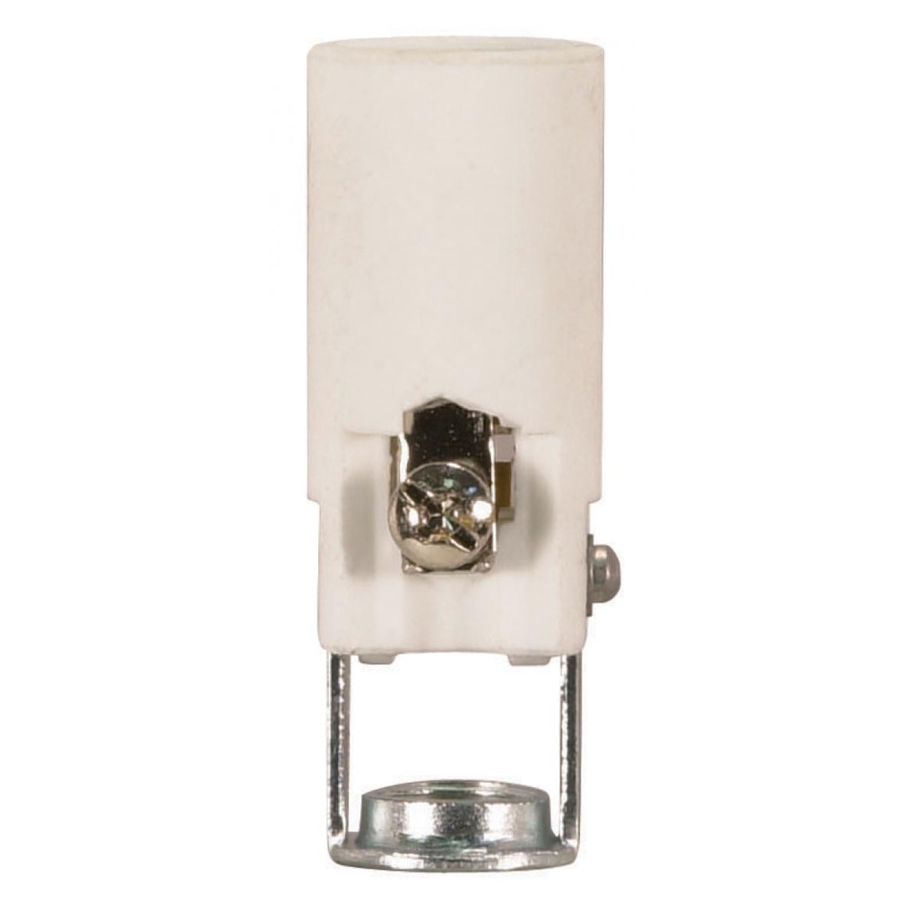 Satco Candelabra - Porcelain Sockets w/Paper Liner