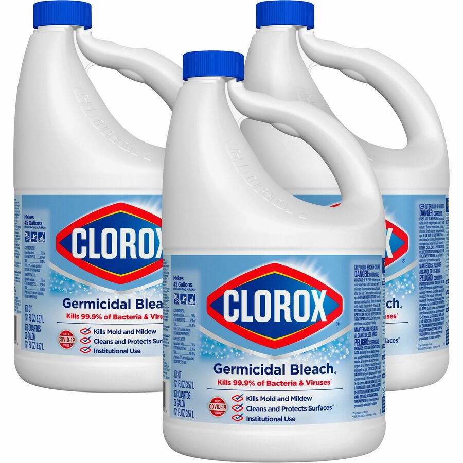 Clorox® Bleach 121 Floz Concentrate Germicidal 3/Case