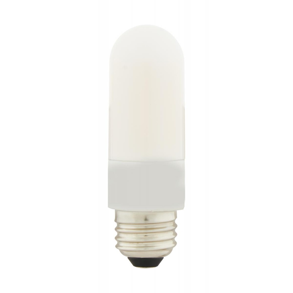 Satco 8 Watt T10 LED; Frosted; Medium base; 3000K; High Lumen; 120 Volt; Non-Dimmable; Carded