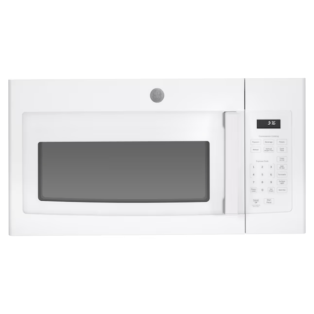 GE 1.6 cu. ft. Over the Range Microwave in White