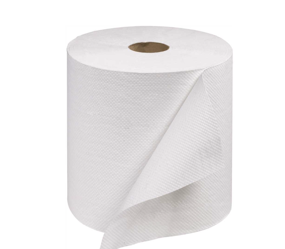 Renown White Hardwound Paper Towels (800 ft. per Roll, 6-Rolls per Case)
