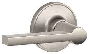 Schlage Solstice Series Satin Nickel Hall and Closet Door Lever