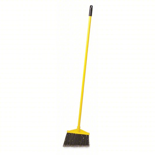 Rubbermaid Multi-Purpose Broom 56in Gray Metal Pp Vinyl Coated With 10.5in Head Angled 1/Each