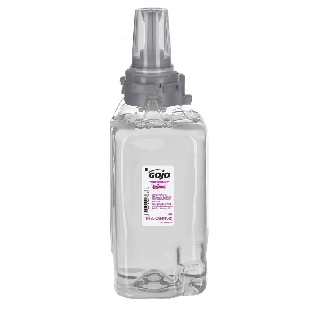 Gojo Hand Soap Foam 1250 ML 3.56X4X10.91 IN Plum Antibacterial For ADX-12 3/Case
