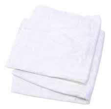 Hospeco White Terry Cloth Towel Rag 10lb 10/Case