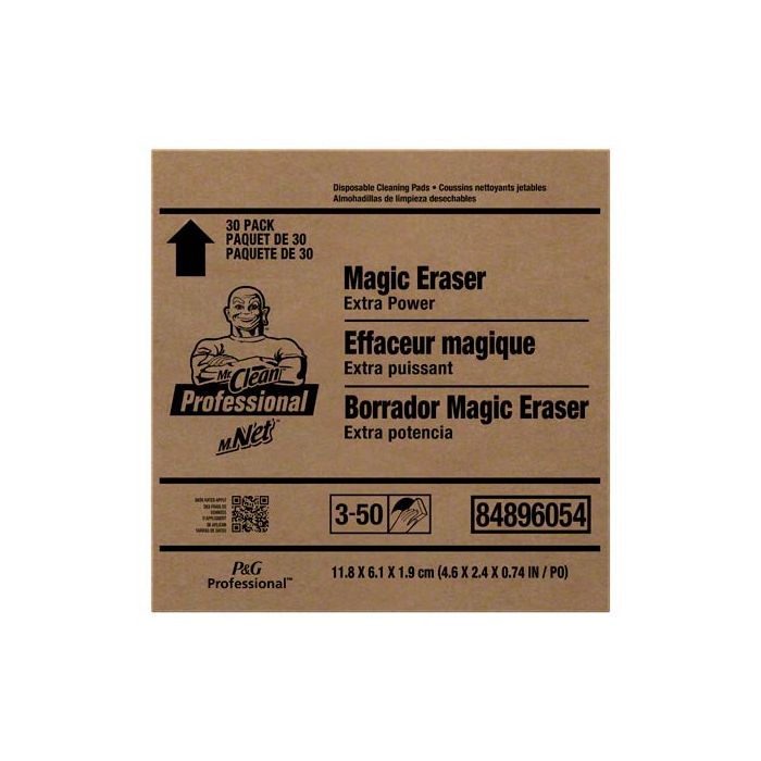 Mr. Clean® Magic Eraser Scrub Sponge Melamine White EXTRA POWER 30/Case