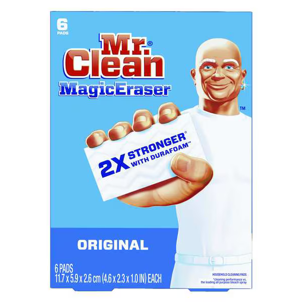 P&G Professional Mr. Clean® Magic Eraser White Melamine ORIGINAL Scrub Sponge 36/Case
