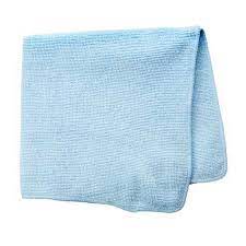 Cleaning Cloth 16X16 IN Light Duty Microfiber Blue Economy (Pack of 24)