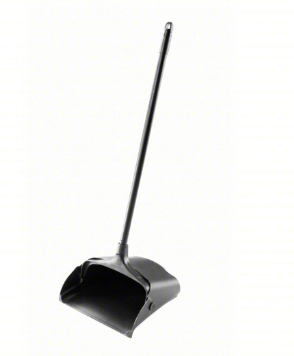 RUBBERMAID Executive Series Lobby Pro® Lobby Dust Pan 12.75x11.25"  Black With Wheels 1/Each