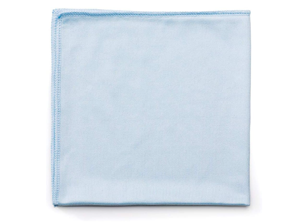 Hygen Glass Cloth 16x16 In Microfiber Blue 12/Case